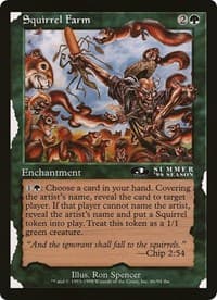 Squirrel Farm (3rd Place) (Arena League) - Oversize Cards - Magic: The Gathering card