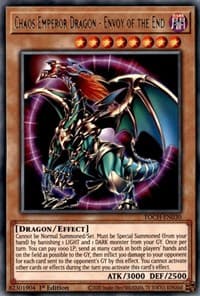 Chaos Emperor Dragon - Envoy of the End - Toon Chaos - YuGiOh card