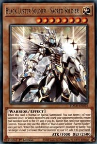 Black Luster Soldier - Sacred Soldier - Toon Chaos - YuGiOh card