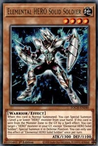 Elemental HERO Solid Soldier - Toon Chaos - YuGiOh card