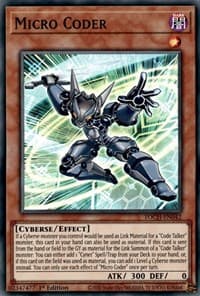 Micro Coder - Toon Chaos - YuGiOh card