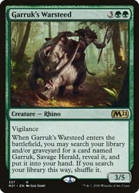 Garruk's Warsteed - Core Set 2021 - Magic: The Gathering card