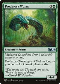 Predatory Wurm - Core Set 2021 - Magic: The Gathering card