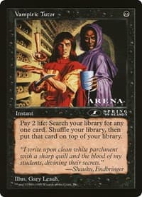Vampiric Tutor (Arena League) - Oversize Cards - Magic: The Gathering card