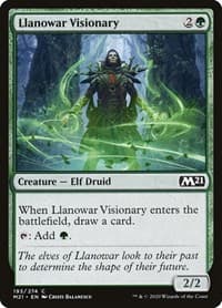 Llanowar Visionary - Core Set 2021 - Magic: The Gathering card