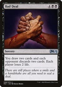 Bad Deal - Core Set 2021 - Magic: The Gathering card