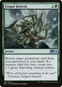 Fungal Rebirth - Core Set 2021 - Magic: The Gathering card