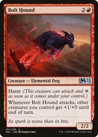 Bolt Hound - Core Set 2021 - Magic: The Gathering card
