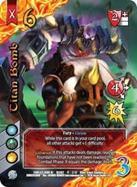 Titan Bomb - Soul Calibur VI DLC 2 - UniVersus card