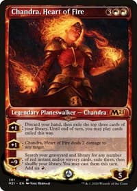Chandra, Heart of Fire (Showcase) - Core Set 2021 - Magic: The Gathering card