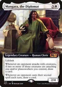 Mangara, the Diplomat (Extended Art) - Core Set 2021 - Magic: The Gathering card