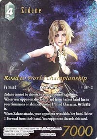 Zidane (Road to World Championship) - FF: Promo Cards - Final Fantasy TCG card
