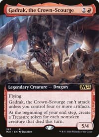 Gadrak, the Crown-Scourge (Extended Art) - Core Set 2021 - Magic: The Gathering card