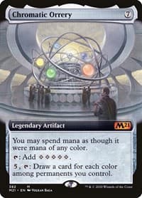 Chromatic Orrery (Extended Art) - Core Set 2021 - Magic: The Gathering card