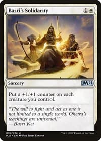 Basri's Solidarity - Core Set 2021 - Magic: The Gathering card