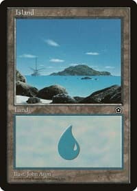 Island (156) - Portal Second Age - Magic: The Gathering card