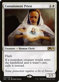 Containment Priest - Core Set 2021 - Magic: The Gathering card