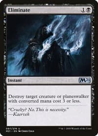Eliminate - Core Set 2021 - Magic: The Gathering card