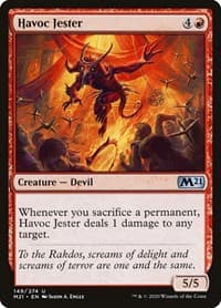 Havoc Jester - Core Set 2021 - Magic: The Gathering card