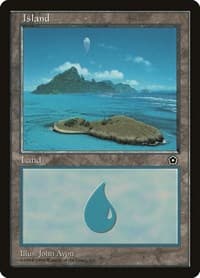 Island (155) - Portal Second Age - Magic: The Gathering card