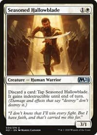 Seasoned Hallowblade - Core Set 2021 - Magic: The Gathering card
