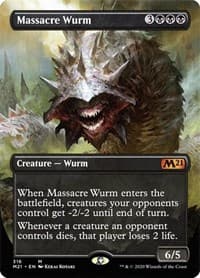 Massacre Wurm (Alternate Art) - Core Set 2021 - Magic: The Gathering card