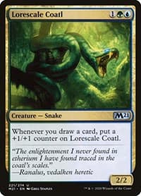 Lorescale Coatl - Core Set 2021 - Magic: The Gathering card