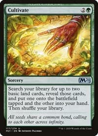 Cultivate - Core Set 2021 - Magic: The Gathering card
