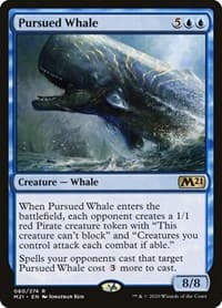 Pursued Whale - Core Set 2021 - Magic: The Gathering card