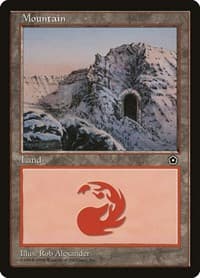 Mountain (159) - Portal Second Age - Magic: The Gathering card