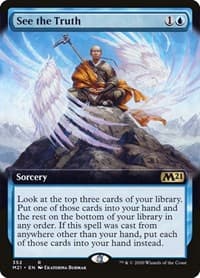 See the Truth (Extended Art) - Core Set 2021 - Magic: The Gathering card
