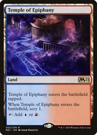 Temple of Epiphany - Core Set 2021 - Magic: The Gathering card