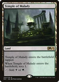 Temple of Malady - Core Set 2021 - Magic: The Gathering card