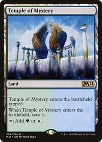 Temple of Mystery - Core Set 2021 - Magic: The Gathering card
