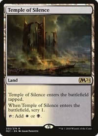 Temple of Silence - Core Set 2021 - Magic: The Gathering card