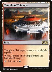 Temple of Triumph - Core Set 2021 - Magic: The Gathering card