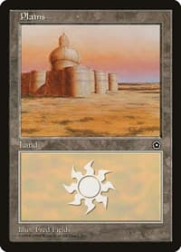 Plains (161) - Portal Second Age - Magic: The Gathering card