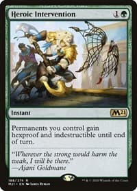 Heroic Intervention - Core Set 2021 - Magic: The Gathering card