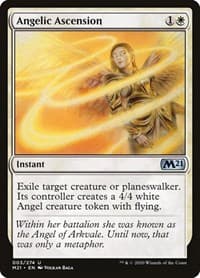 Angelic Ascension - Core Set 2021 - Magic: The Gathering card