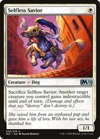Selfless Savior - Core Set 2021 - Magic: The Gathering card