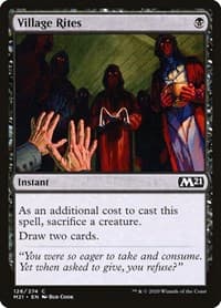 Village Rites - Core Set 2021 - Magic: The Gathering card