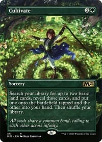 Cultivate (Alternate Art) - Core Set 2021 - Magic: The Gathering card