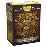 Dragon Shield Limited Edition Brushed Art Sleeves - General Vicar: Coat-of-Arms (100-Pack) - Dragon Shield Card Sleeves - Card Sleeves card