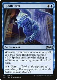 Riddleform - Core Set 2021 - Magic: The Gathering card