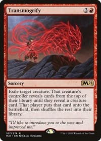 Transmogrify - Core Set 2021 - Magic: The Gathering card