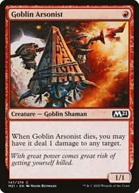 Goblin Arsonist - Core Set 2021 - Magic: The Gathering card