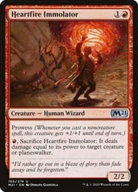Heartfire Immolator - Core Set 2021 - Magic: The Gathering card