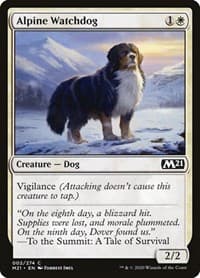 Alpine Watchdog - Core Set 2021 - Magic: The Gathering card