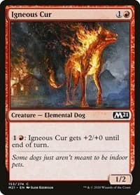 Igneous Cur - Core Set 2021 - Magic: The Gathering card