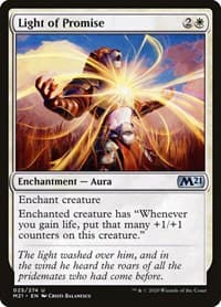 Light of Promise - Core Set 2021 - Magic: The Gathering card